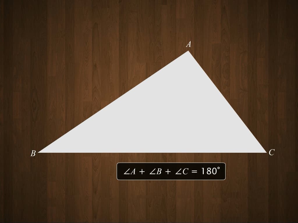 Angle Sum Property of a Triangle