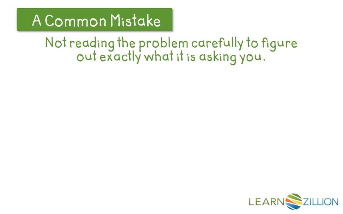 Solving Multi-Step Word Problems: Organizing and Labeling Information