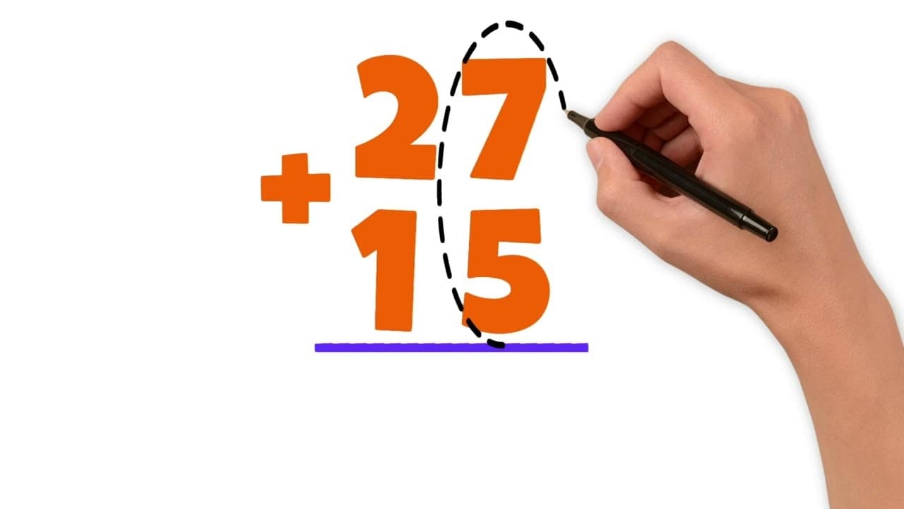 2-Digit Addition: What is 27 + 15?