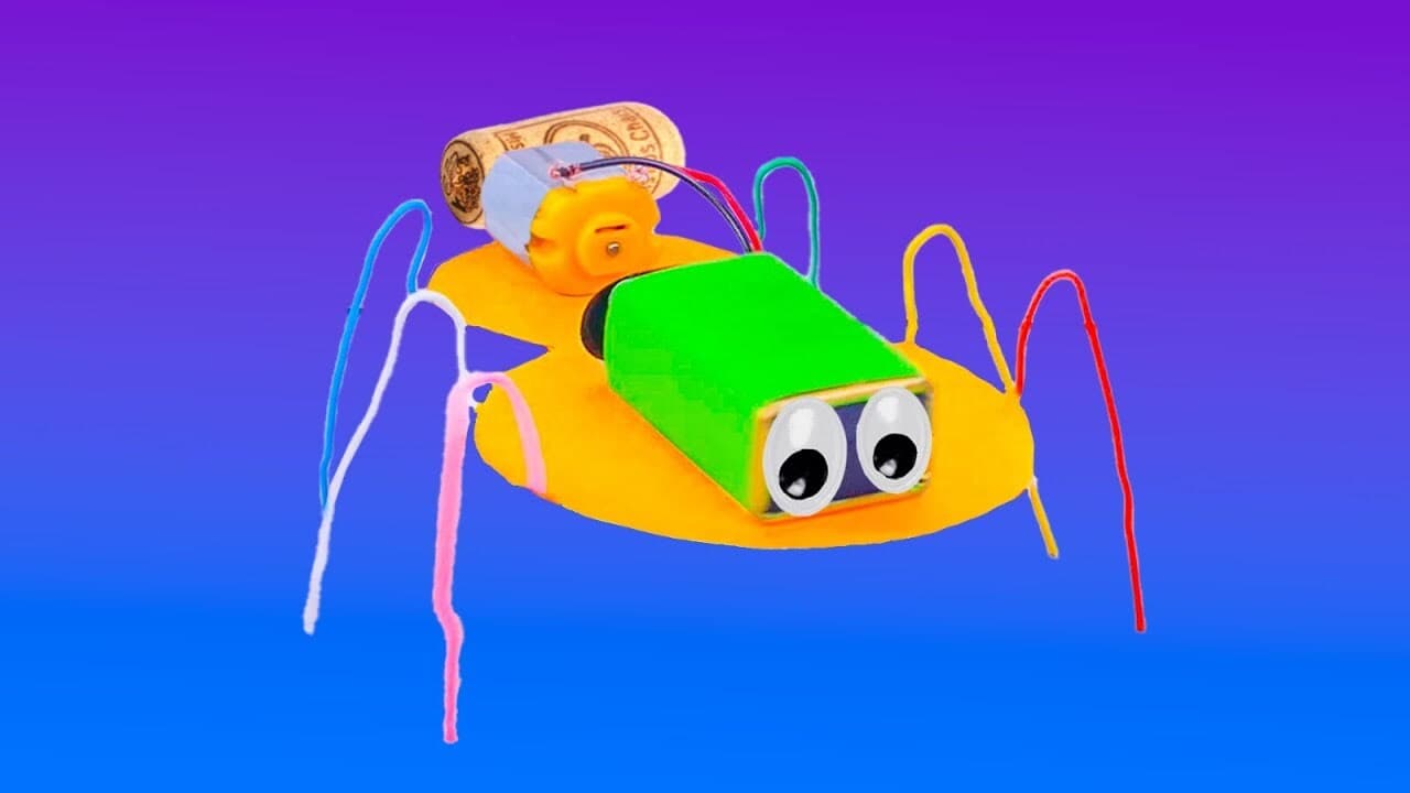 DIY STEM Craft: How to Make Vibrating Bug Robot