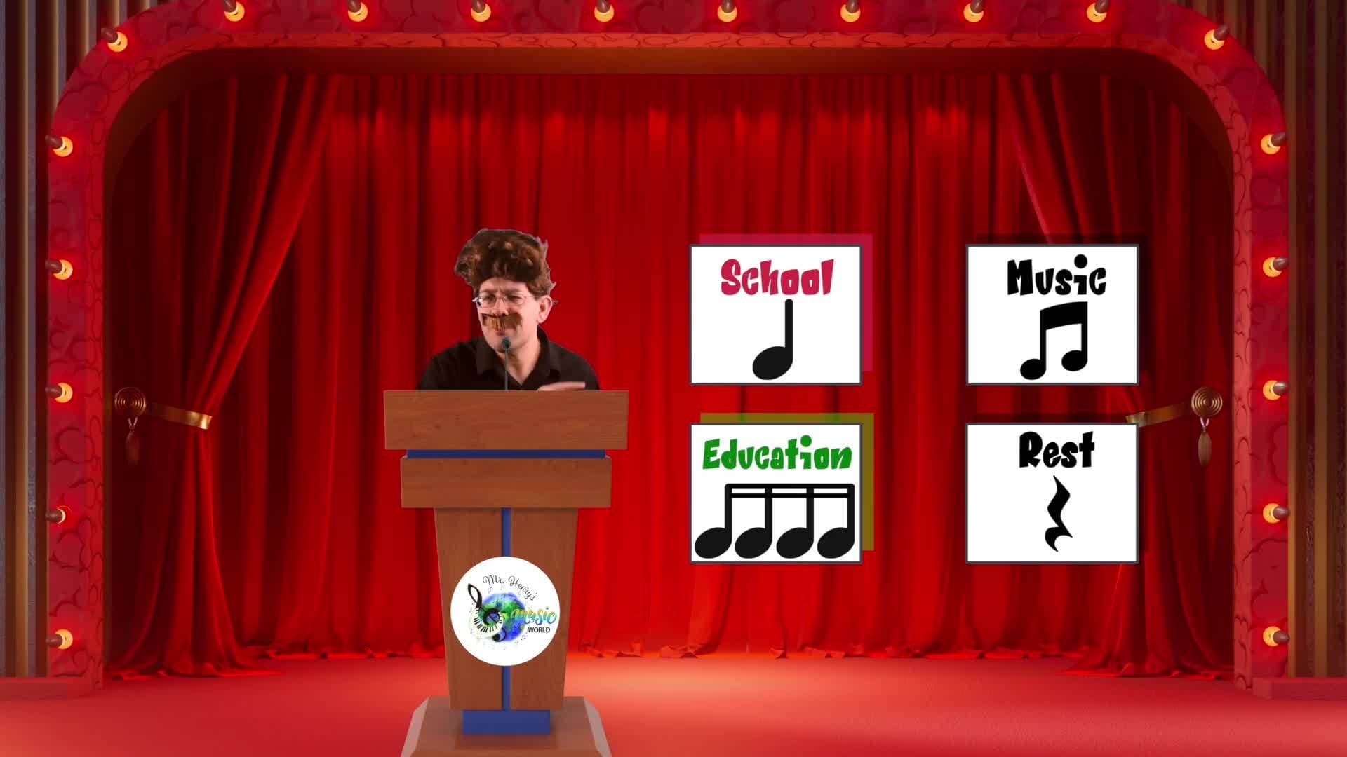 Music In Our School Song: Rhythm Play-Along, Body Percussion, Singing and More!