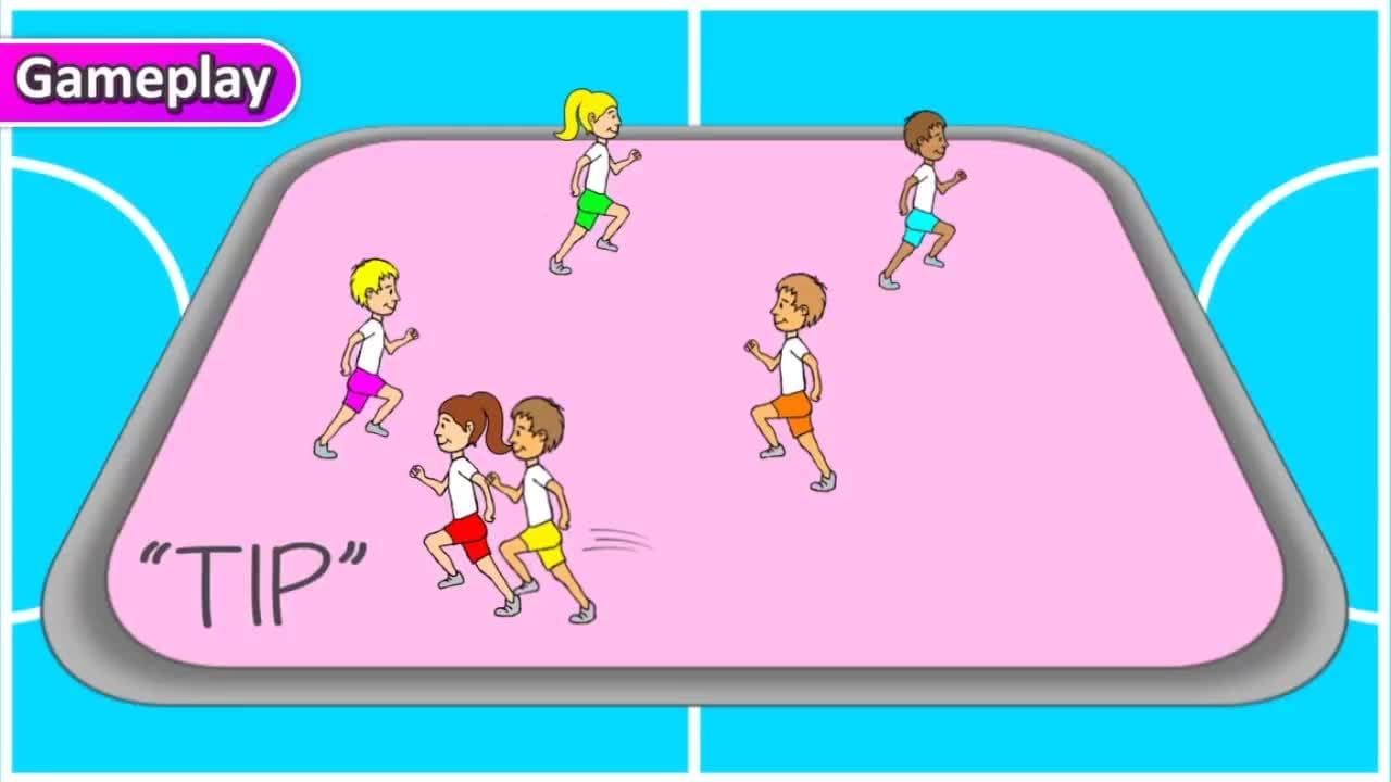 Tip & tag warm-up game: 'Survivor tag' (K-6) | Teaching Fundamentals of PE