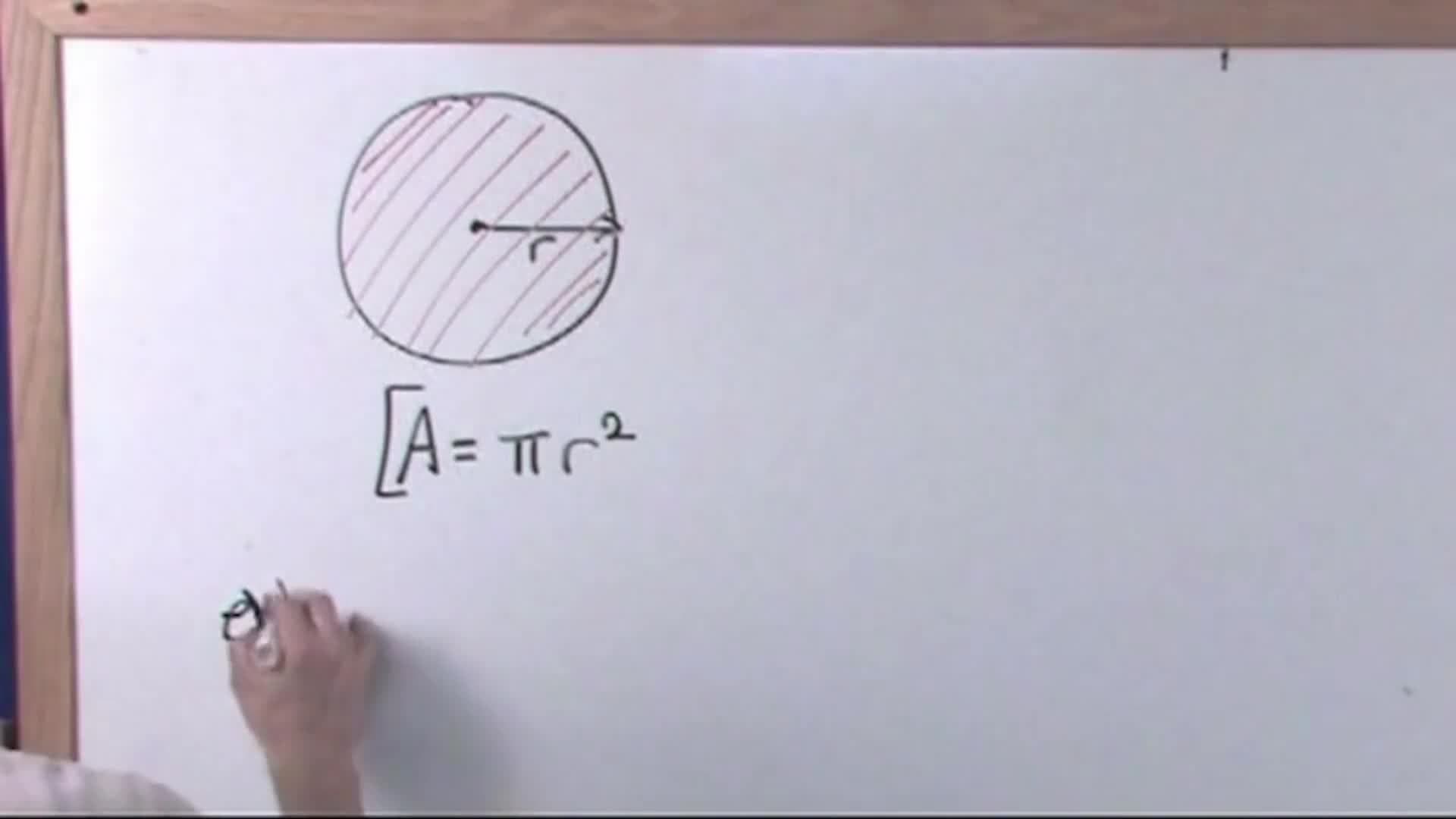 Circles And Circular Figures: Calculating the area of a circle