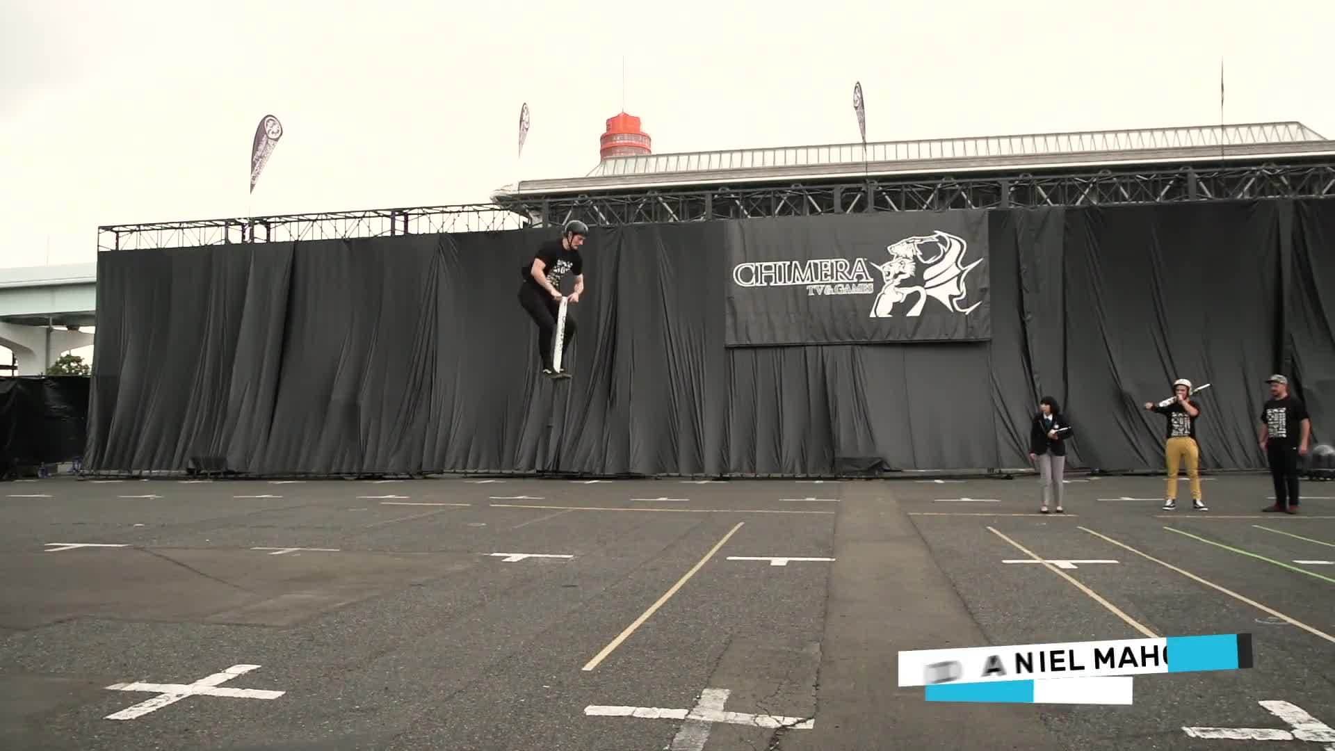 Extreme Pogo Stick Riders Attempt to Break World Record for Longest Jump