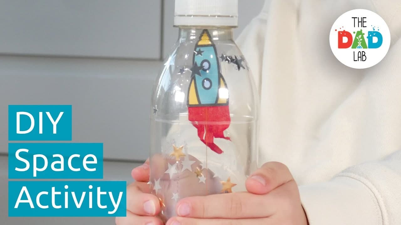 DIY Craft: Space Rocket in a Bottle