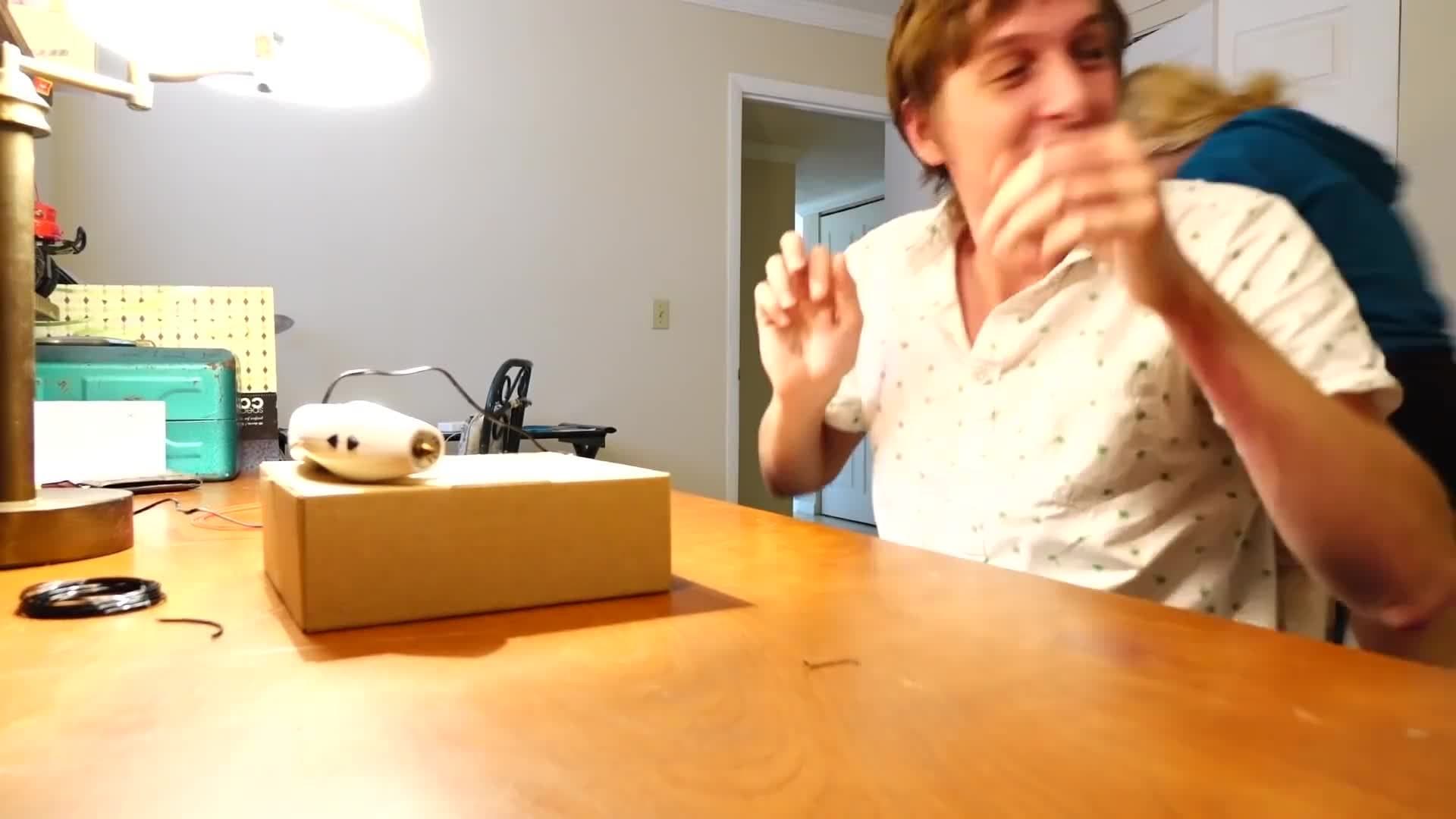 3D Pen - Plastic to metal, Girlfriend spider prank, Dry ice air-hockey. #3D Simo Mini