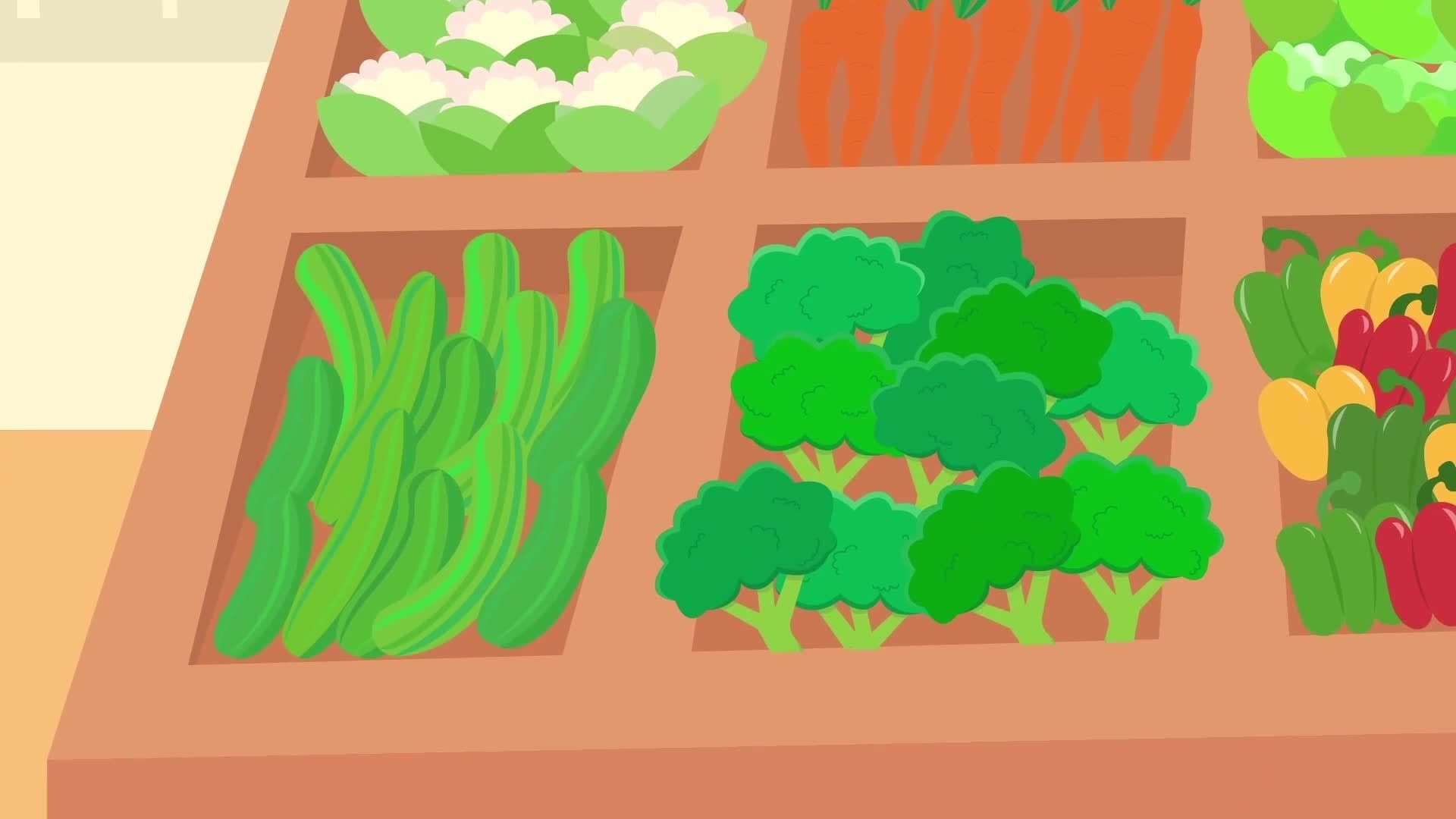 Green - Red Fruit Planet 