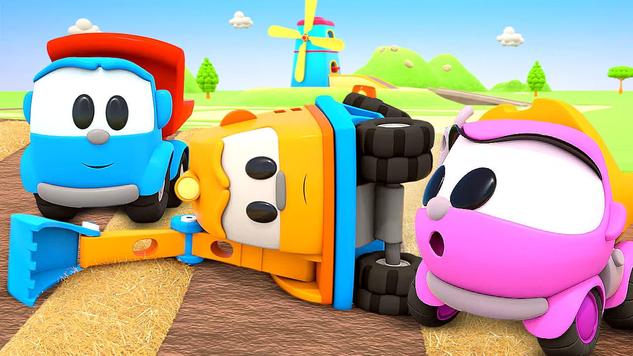 Scoop and a Round Baler