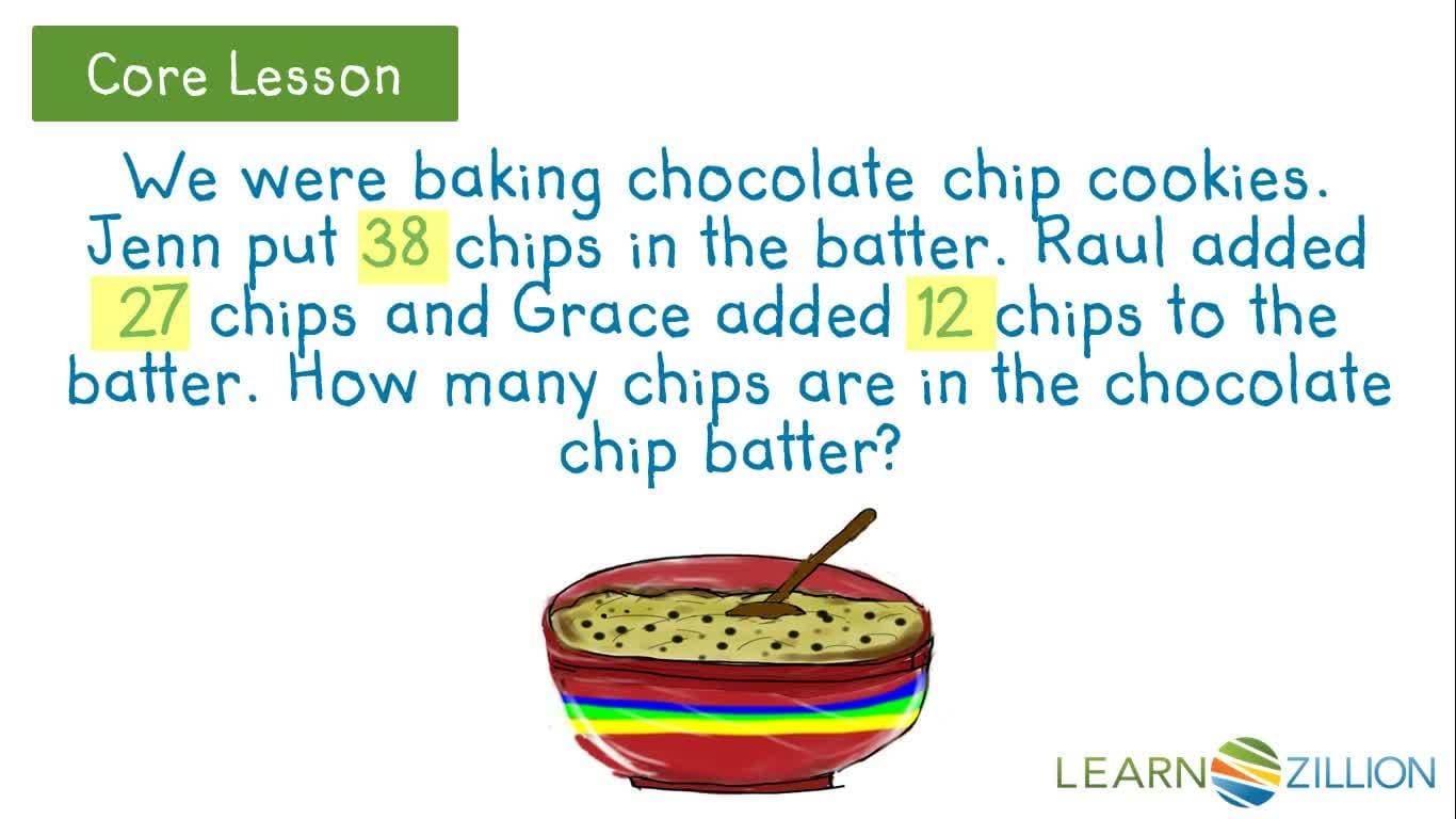 Add Three and Four 2-digit Numbers by Making 10s