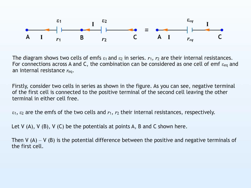 Cells in Series and in Parallel