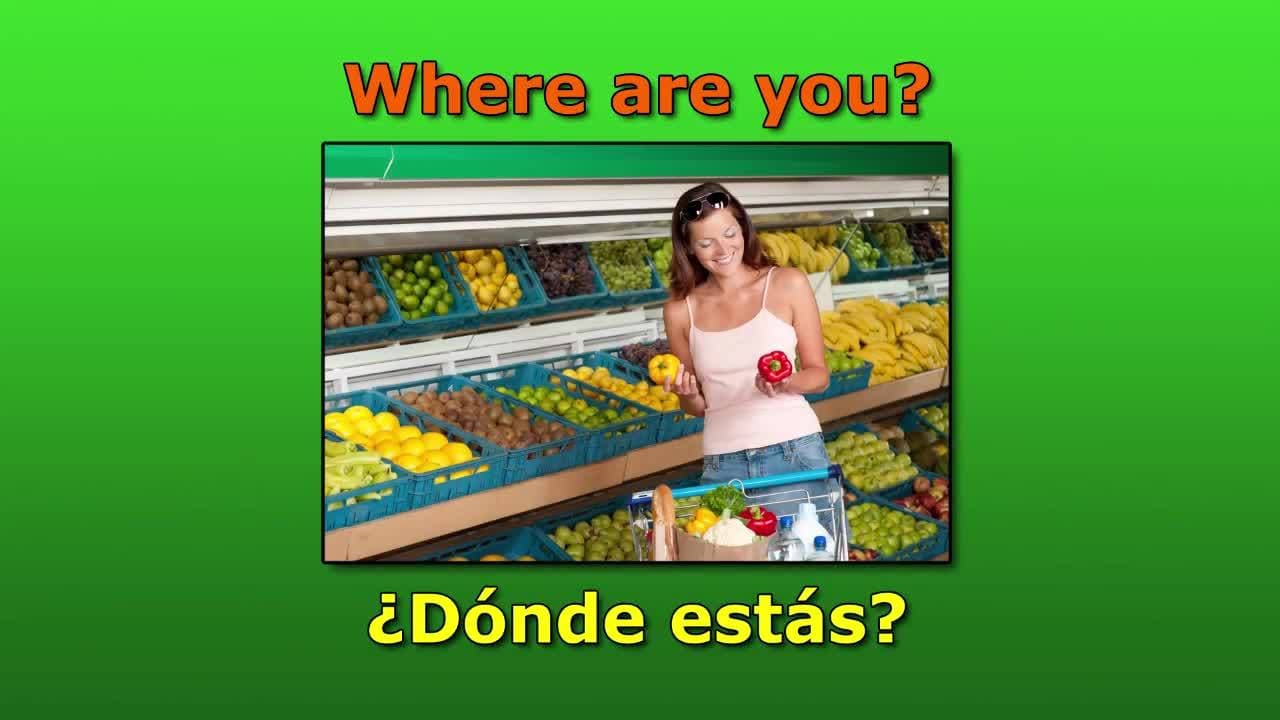 Intro Spanish Lesson: Location words to answer Where am I? Where are you?