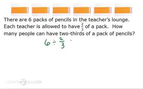 Dividing Whole Numbers by Non-Unit Fractions Using a Number Line