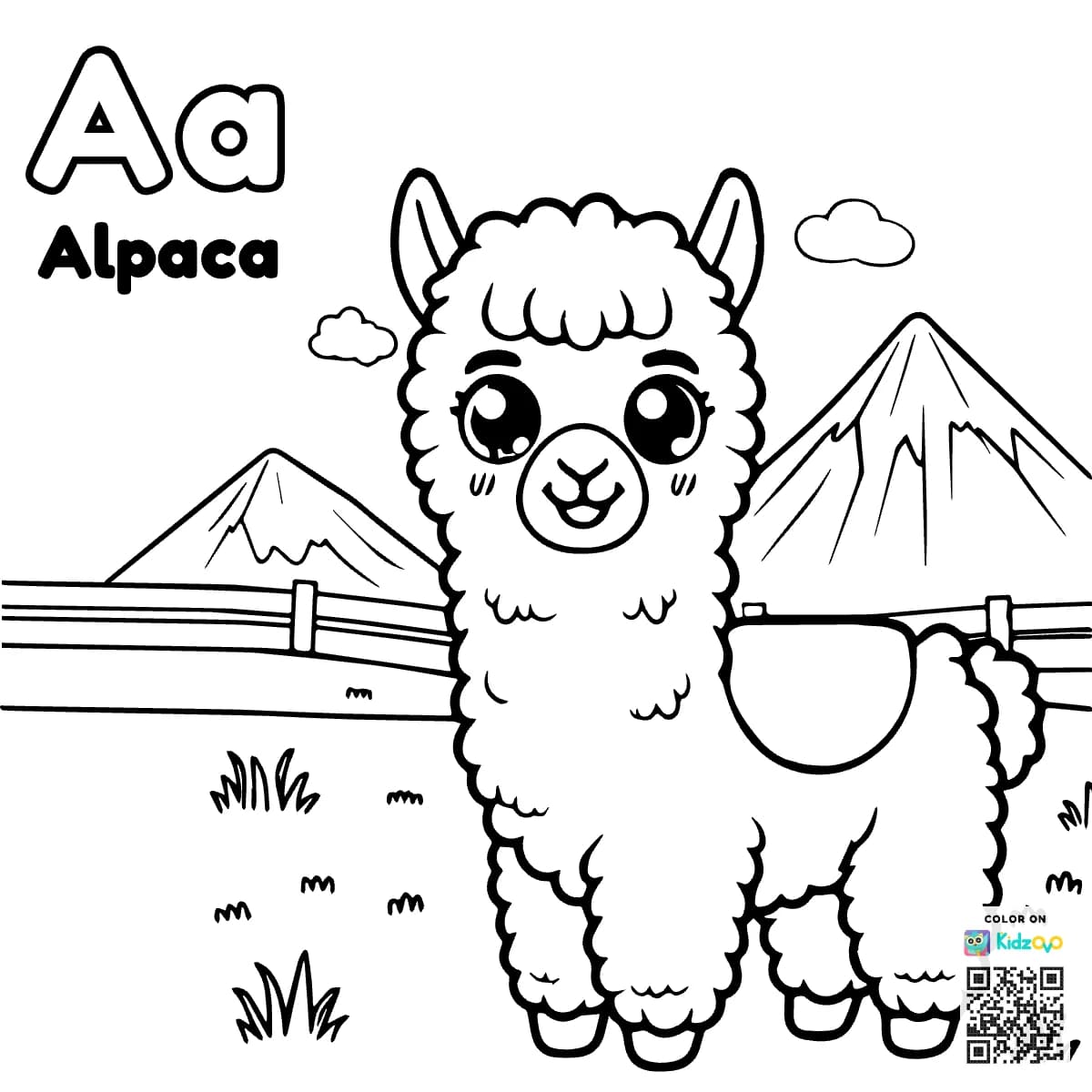 A for Alpaca
