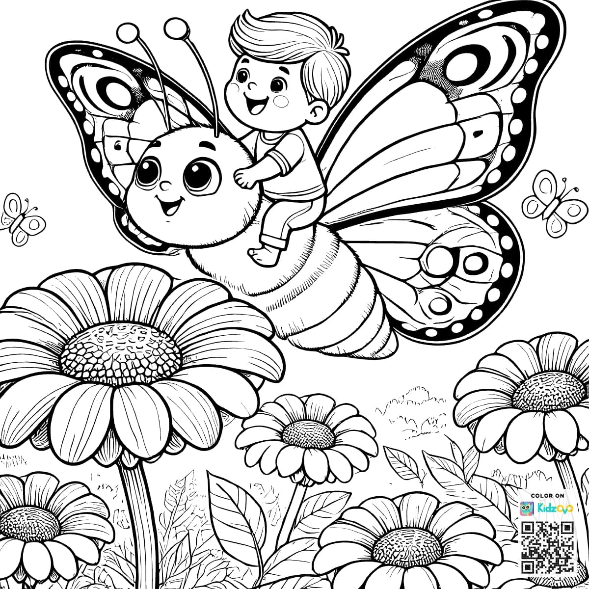 Butterfly Giving a GardenTour 