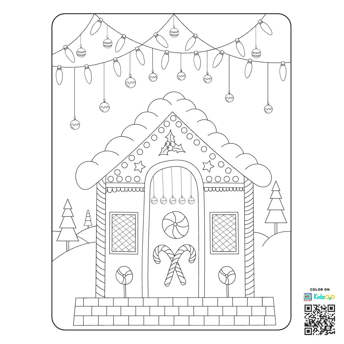 Christmas gingerbread house