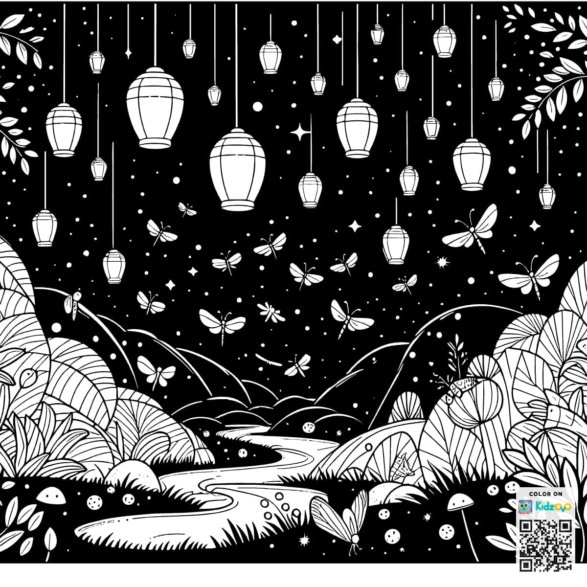 Fireflies as Floating Lanterns 