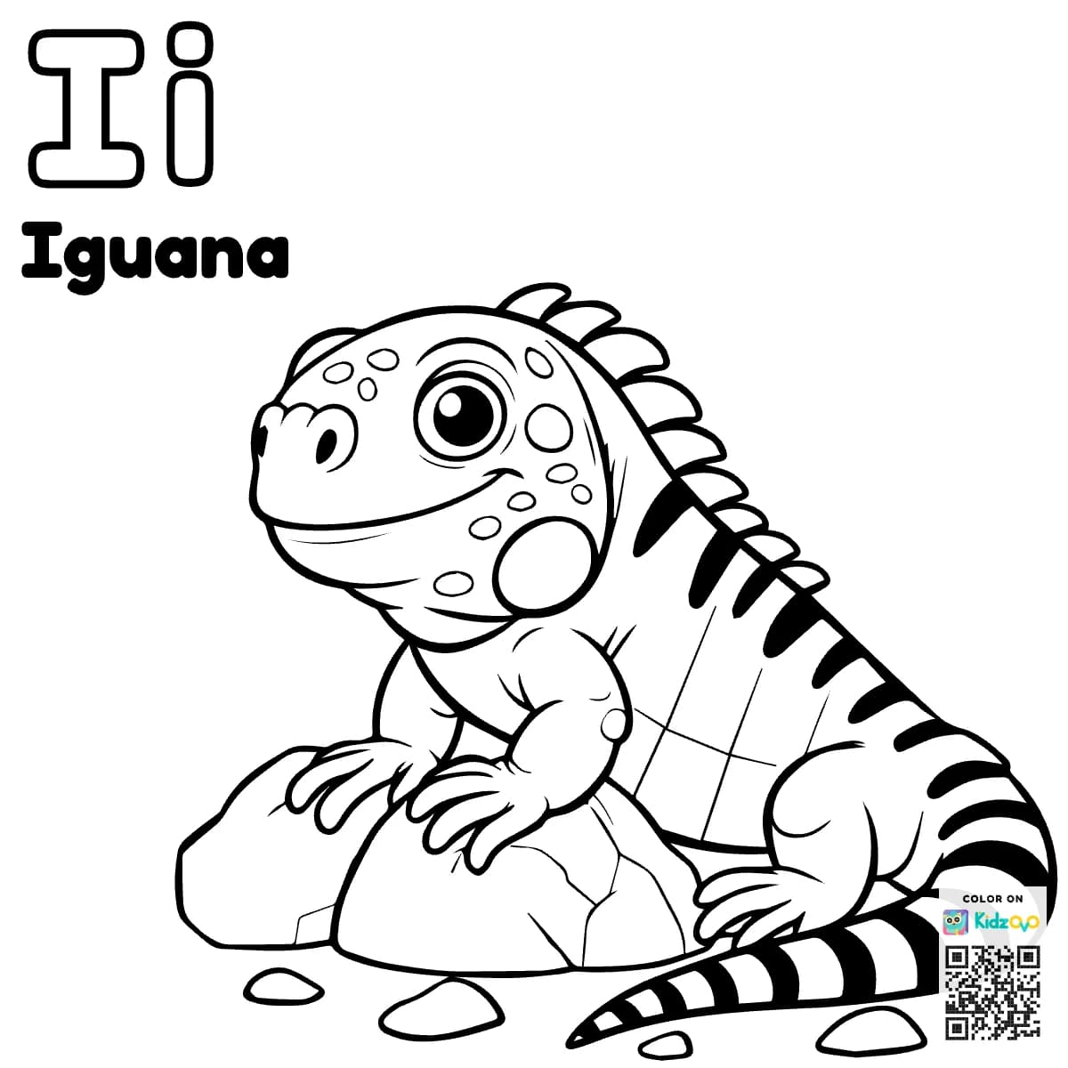 I for Iguana