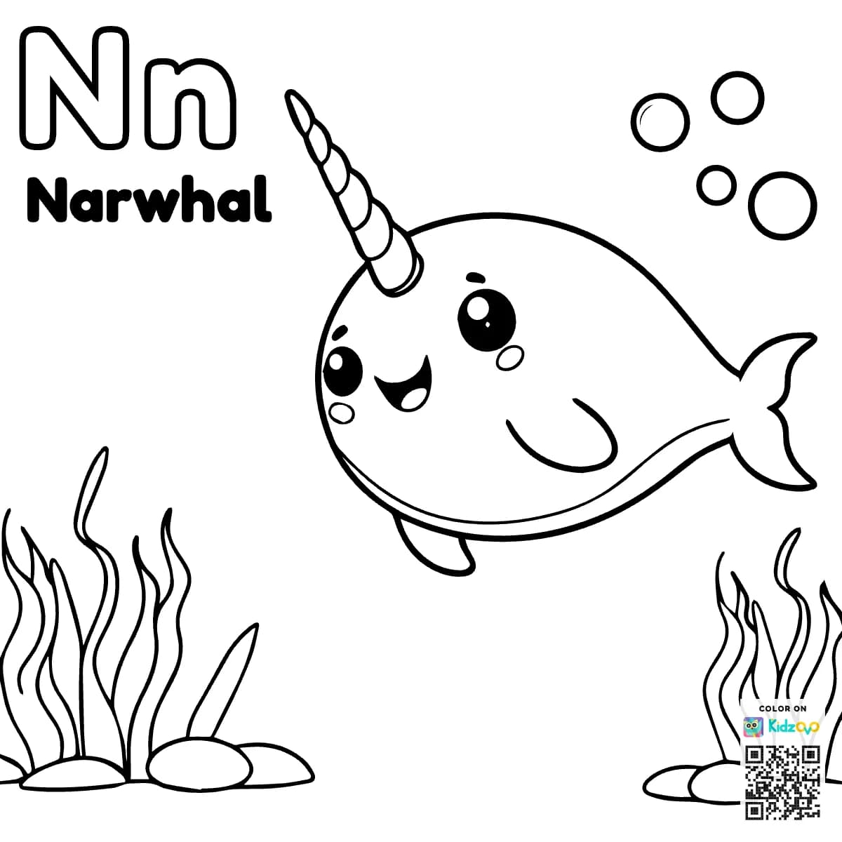 N for Narwhal