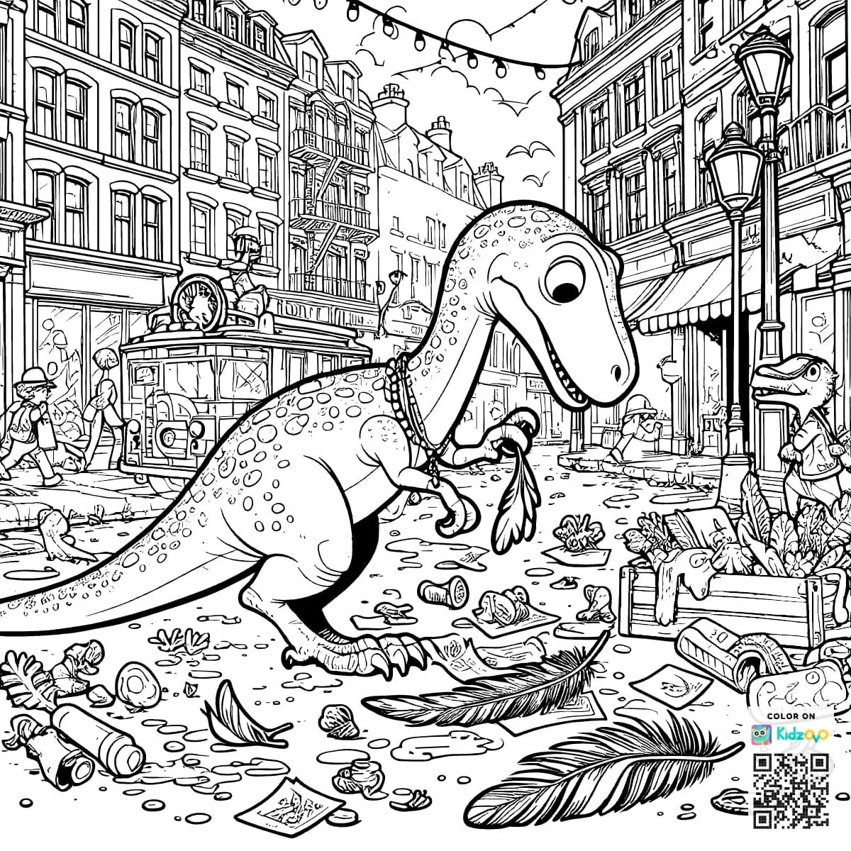 Velociraptor Following Clues