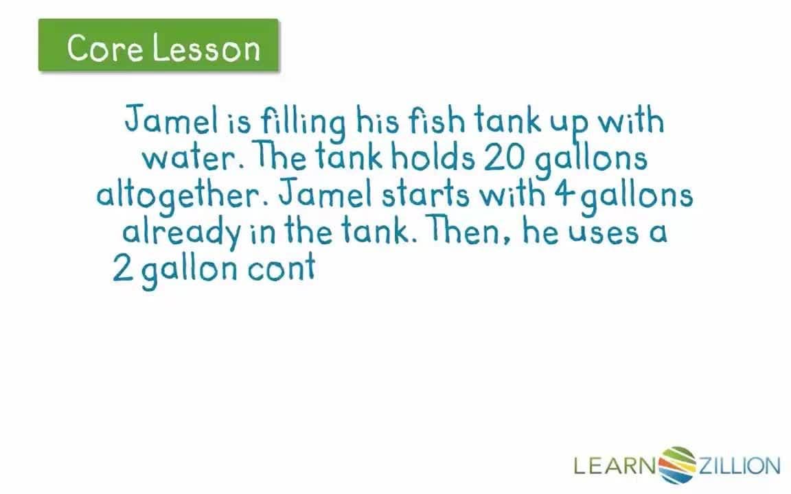 Solving Word Problems Using T-Charts