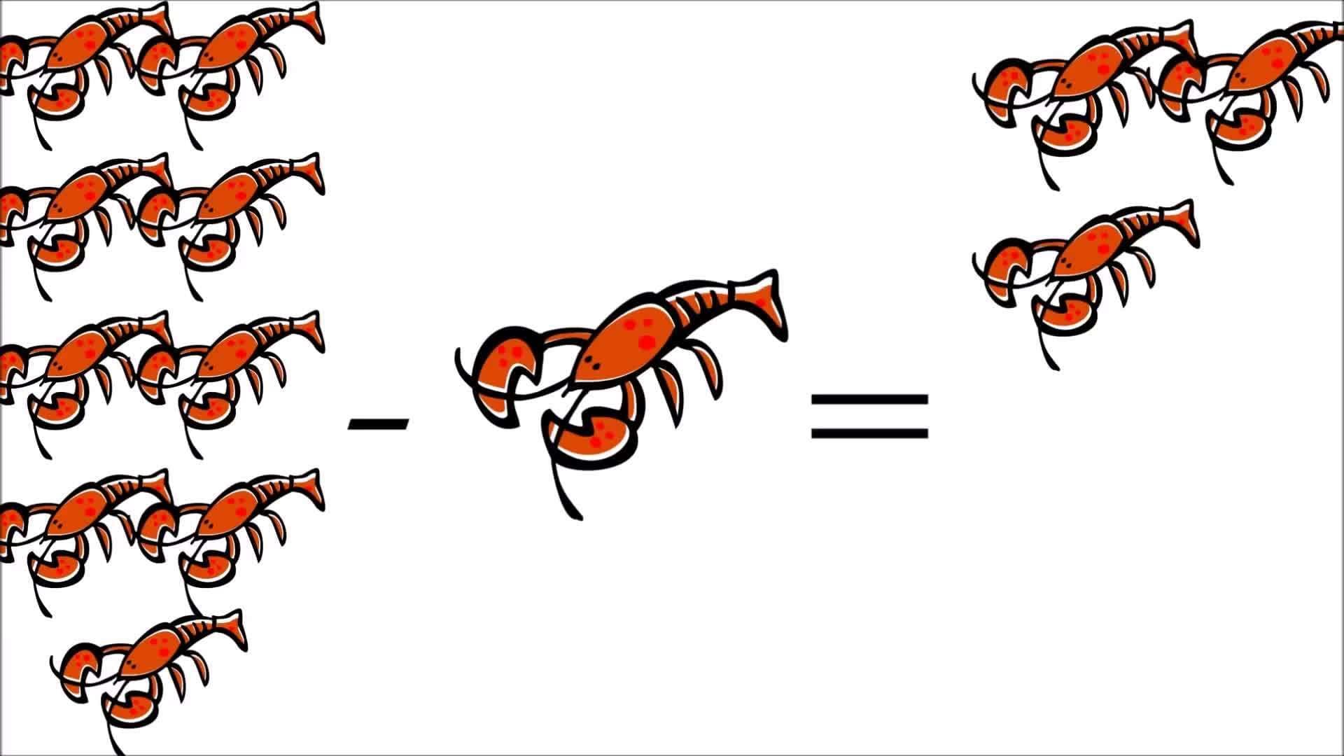 Learning Subtraction - Subtracting One's