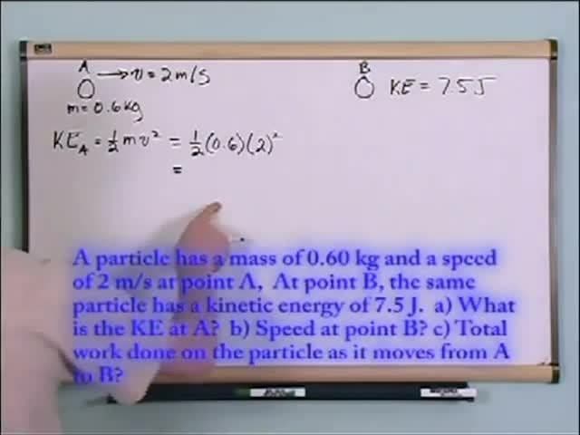 Kinetic Energy And The Work - Energy Theorem: Solving another problem