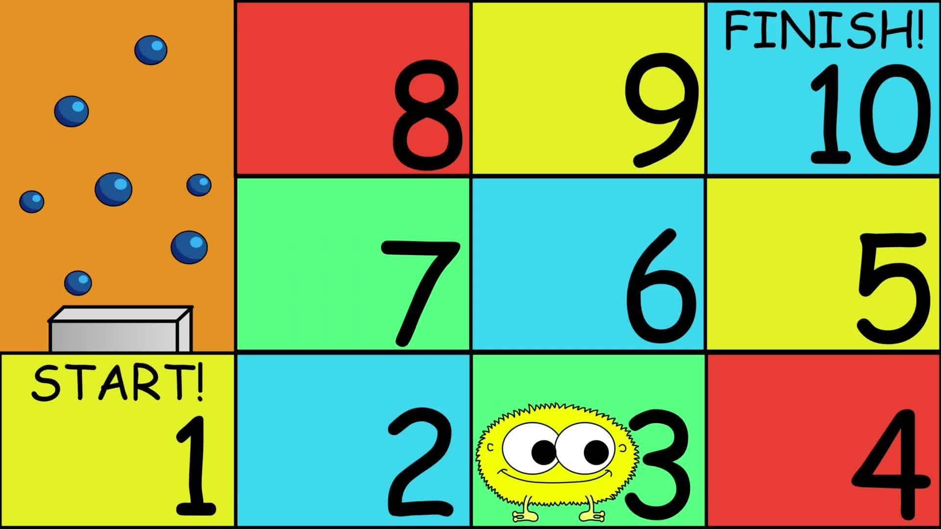 Numbers Song 5 Board Game 
