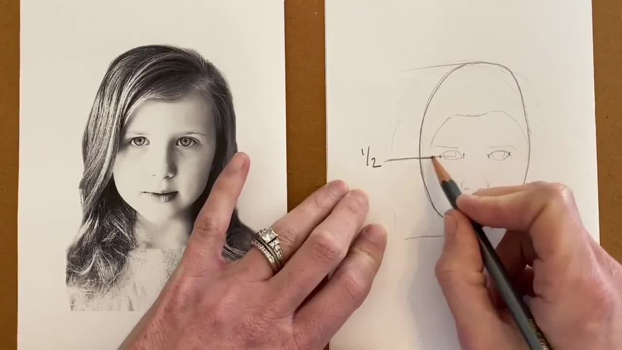 Portrait Drawing Tips (Facial Proportions)