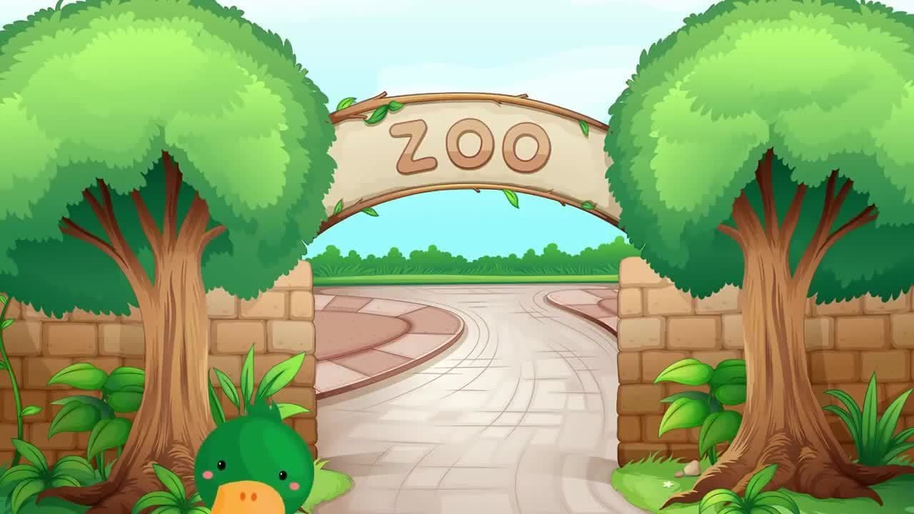 At the Zoo Song - Animal Sounds Song!