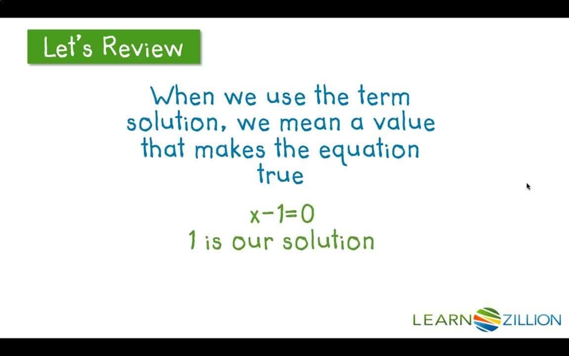 Using Additive Inverses to Solve Equations