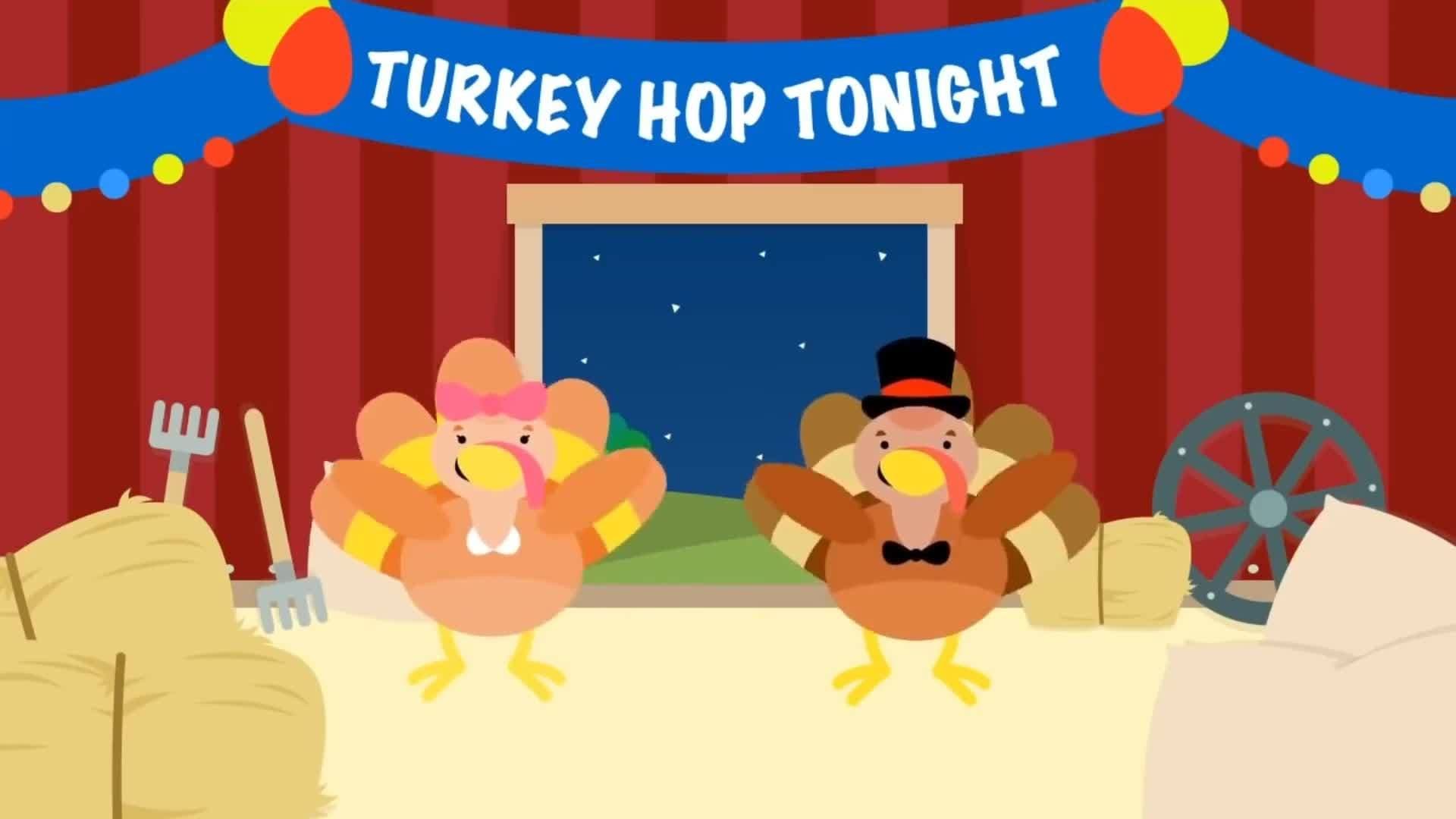 Do The Turkey Hop | Turkey Hop Song | Preschool Songs | The Kiboomers