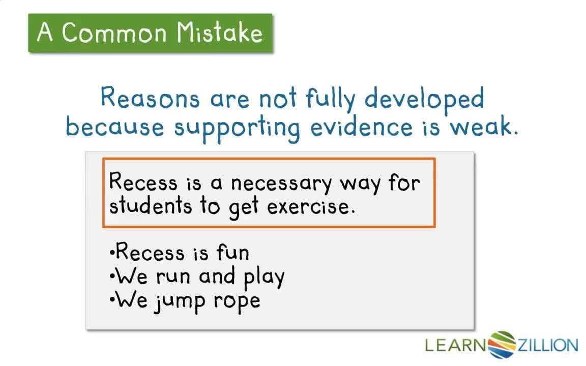 Developing Strong Supporting Evidence through Cause and Effect