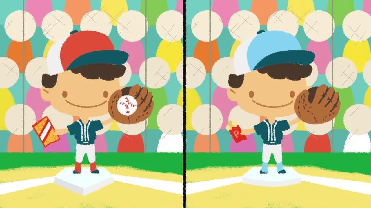 Take Me Out to the Ball Game | Kids Song | Spot the Differences | The Kiboomers