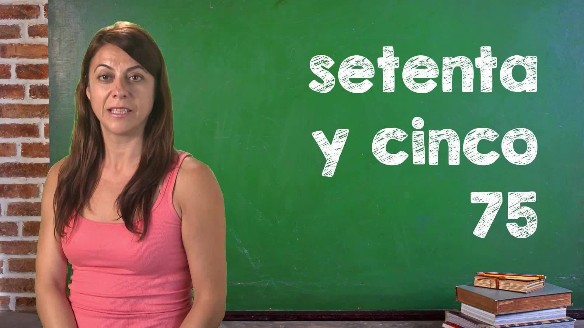 Intro Spanish Lesson: Counting by Fives