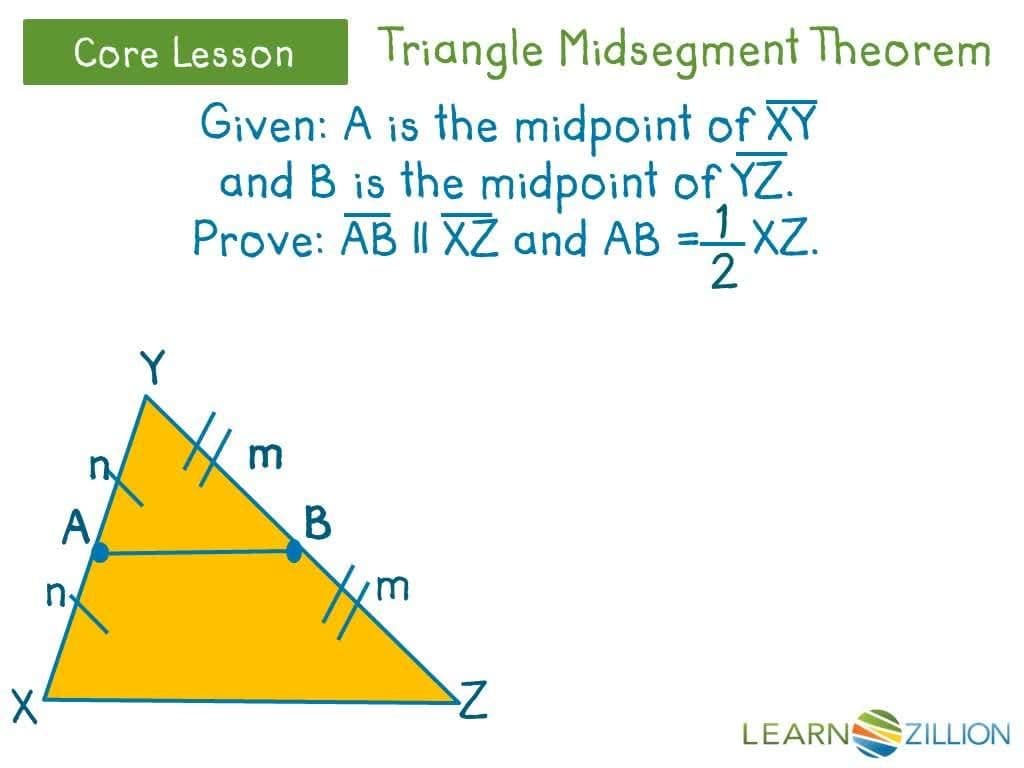Proving the Triangle Midsegment Theorem using Triangle Similarity