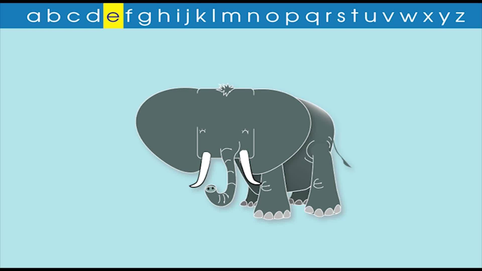 Letter E Song Listen and Repeat