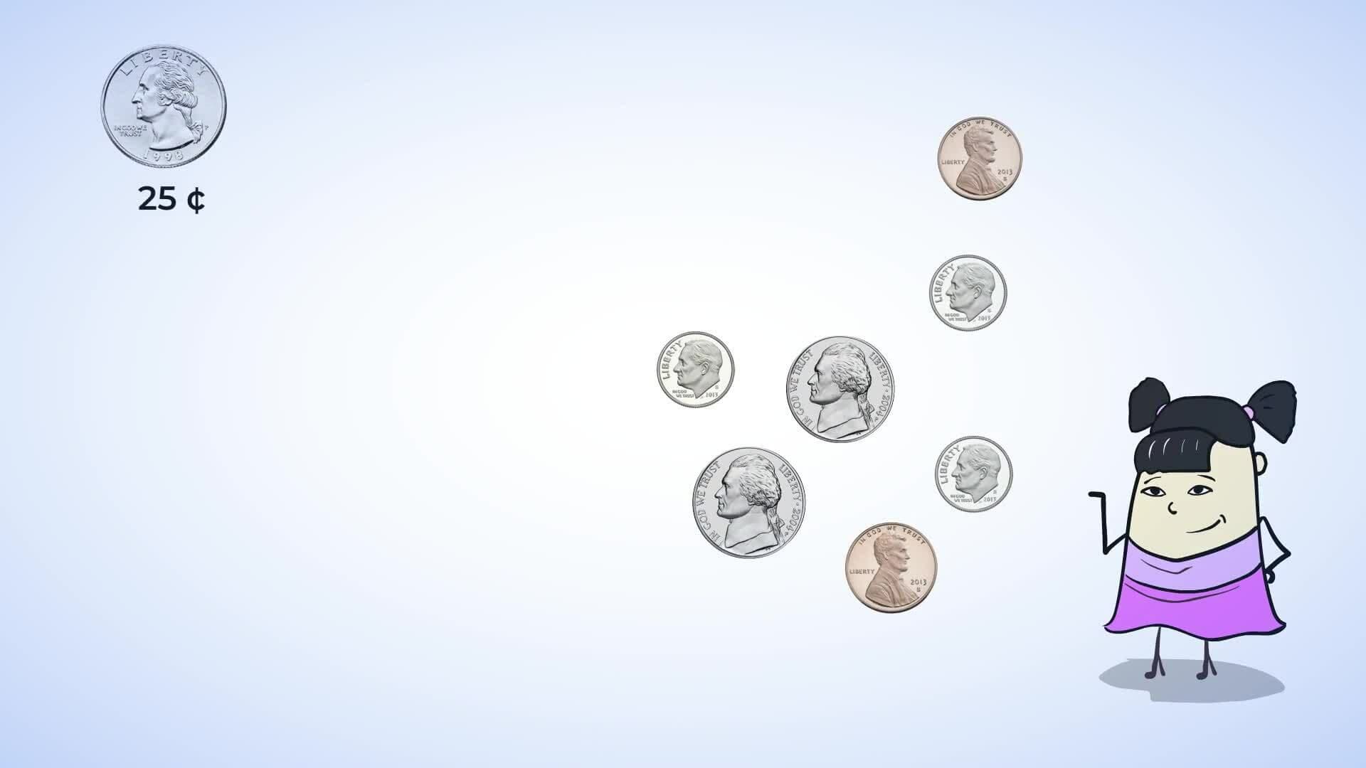 Counting Coins and Dollar Bills