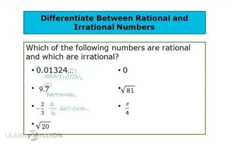 Understanding Rational and Irrational Numbers