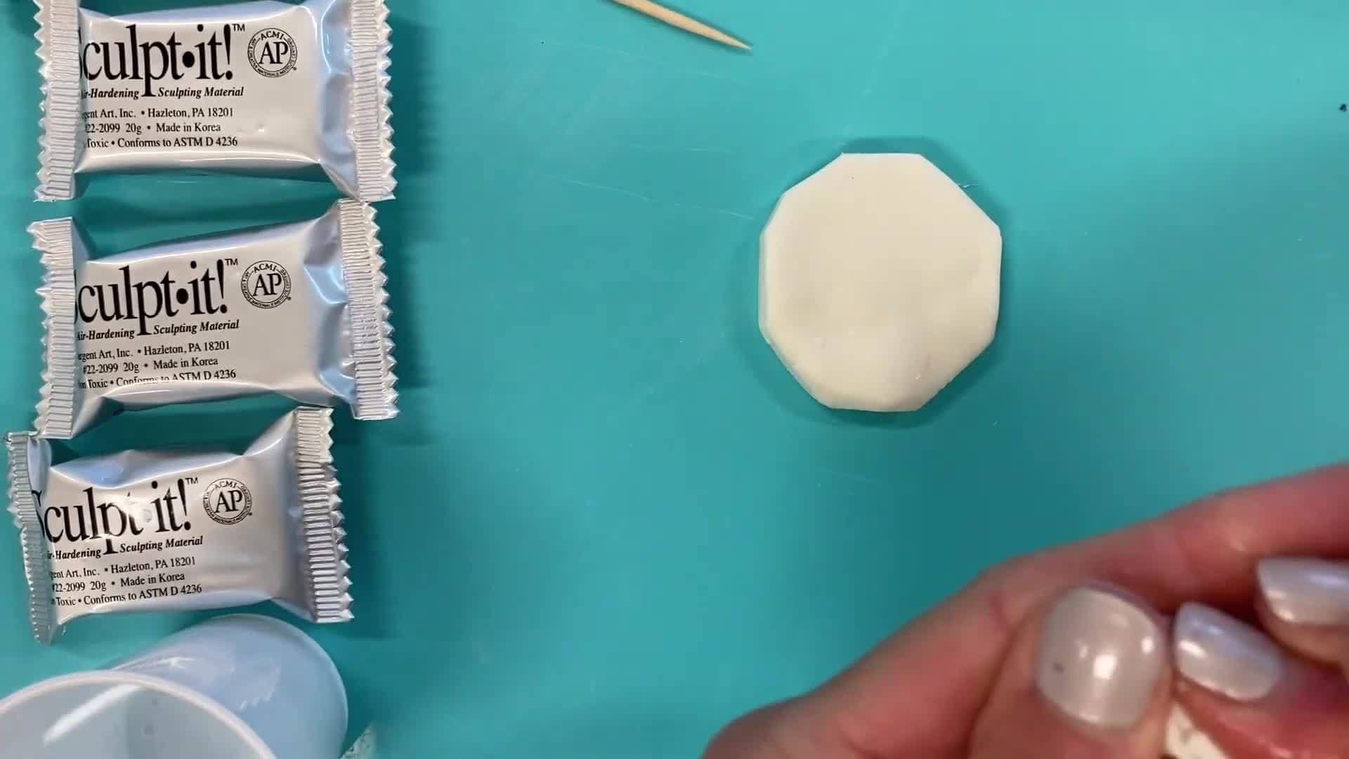 Non-Representational Sculpting with Air Dry Clay
