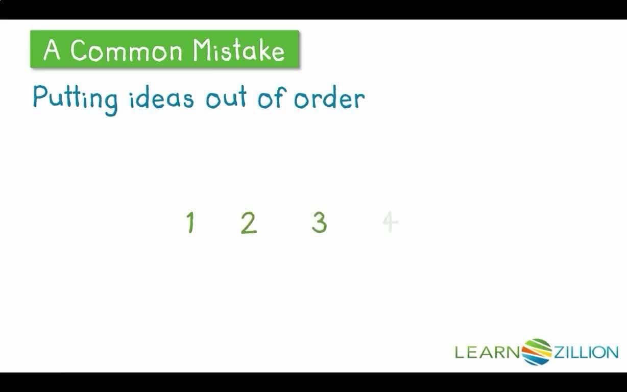 Organizing Ideas for Writing: Step-by-Step Storytelling
