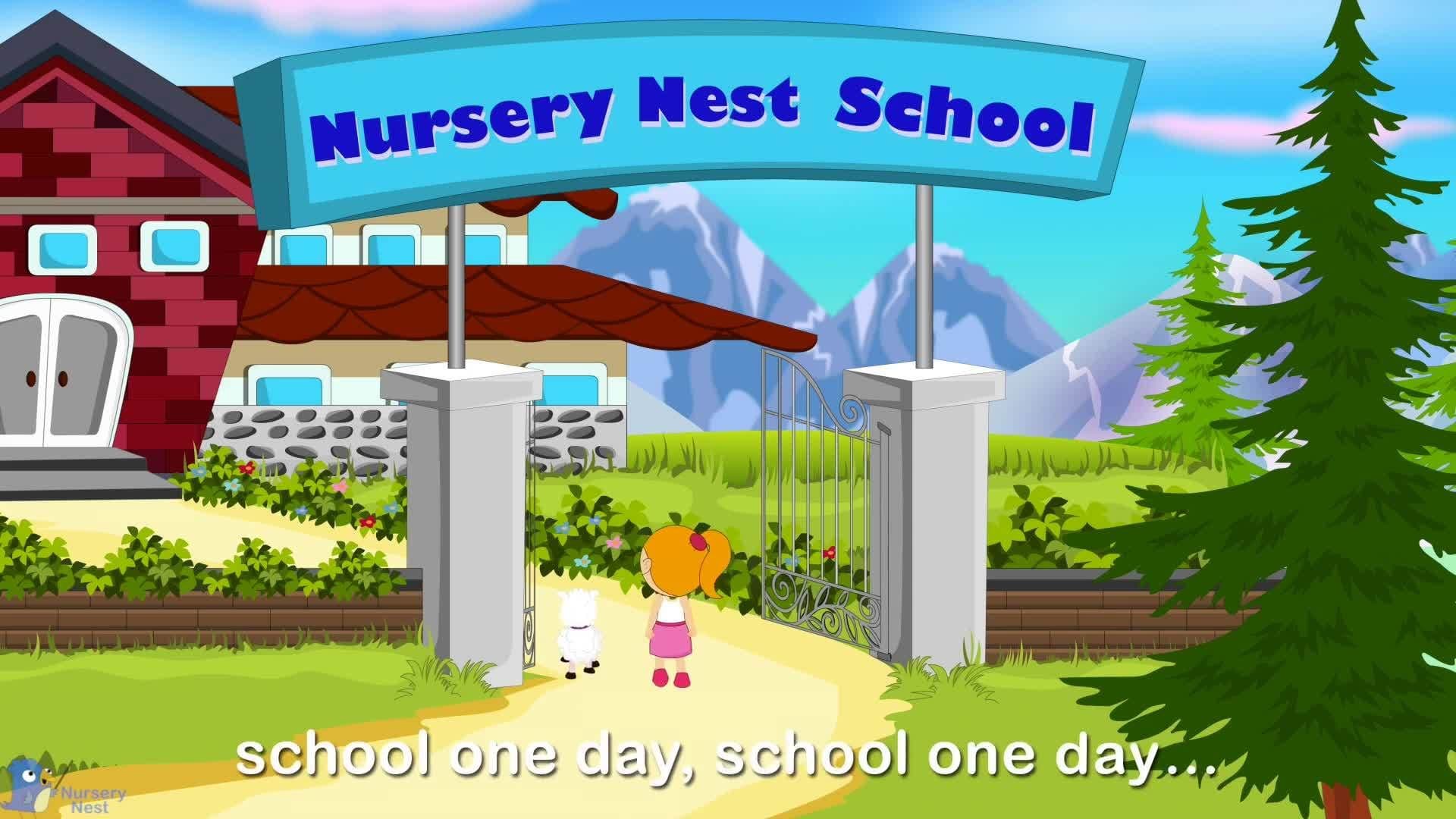 Mary Had A Little Lamb Nursery Rhyme