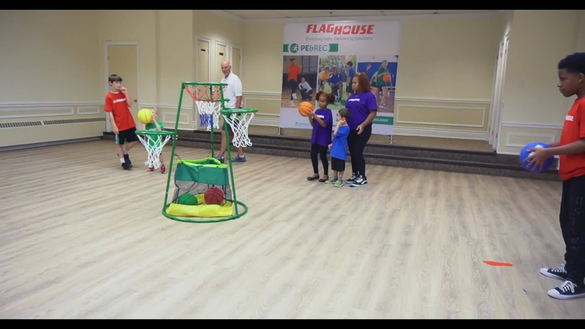 3 Basketball Activities for Phys Ed (Ep. 115 - Multi-Ring Basketball)