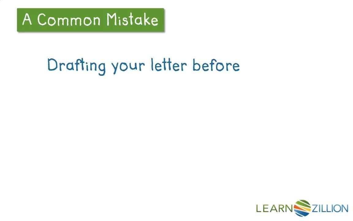 Organizing Your Ideas with Boxes and Bullets: Planning Your Opinion Letter