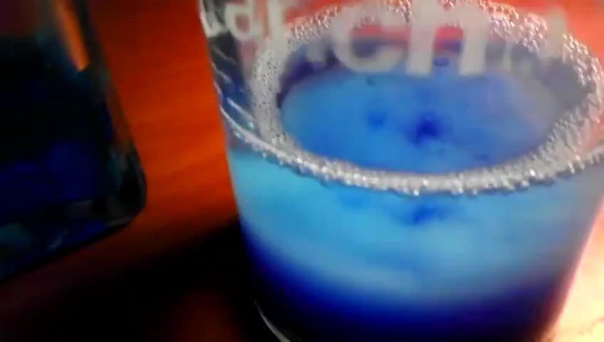 Tetraamminecopper(II) sulfate and copper hydroxide