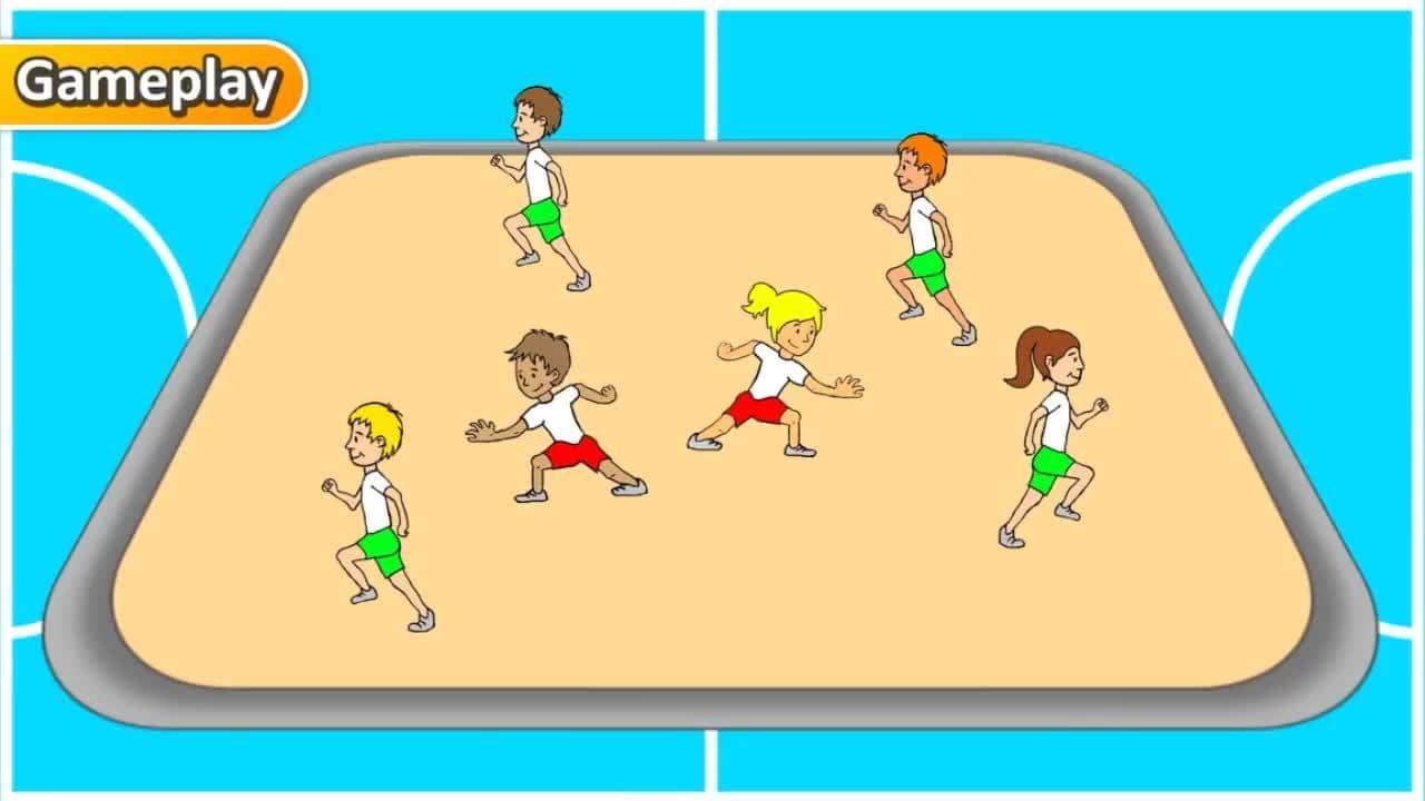 Tip & tag warm-up game: 'Silly Bananas' (K-3) | Teaching Fundamentals of PE