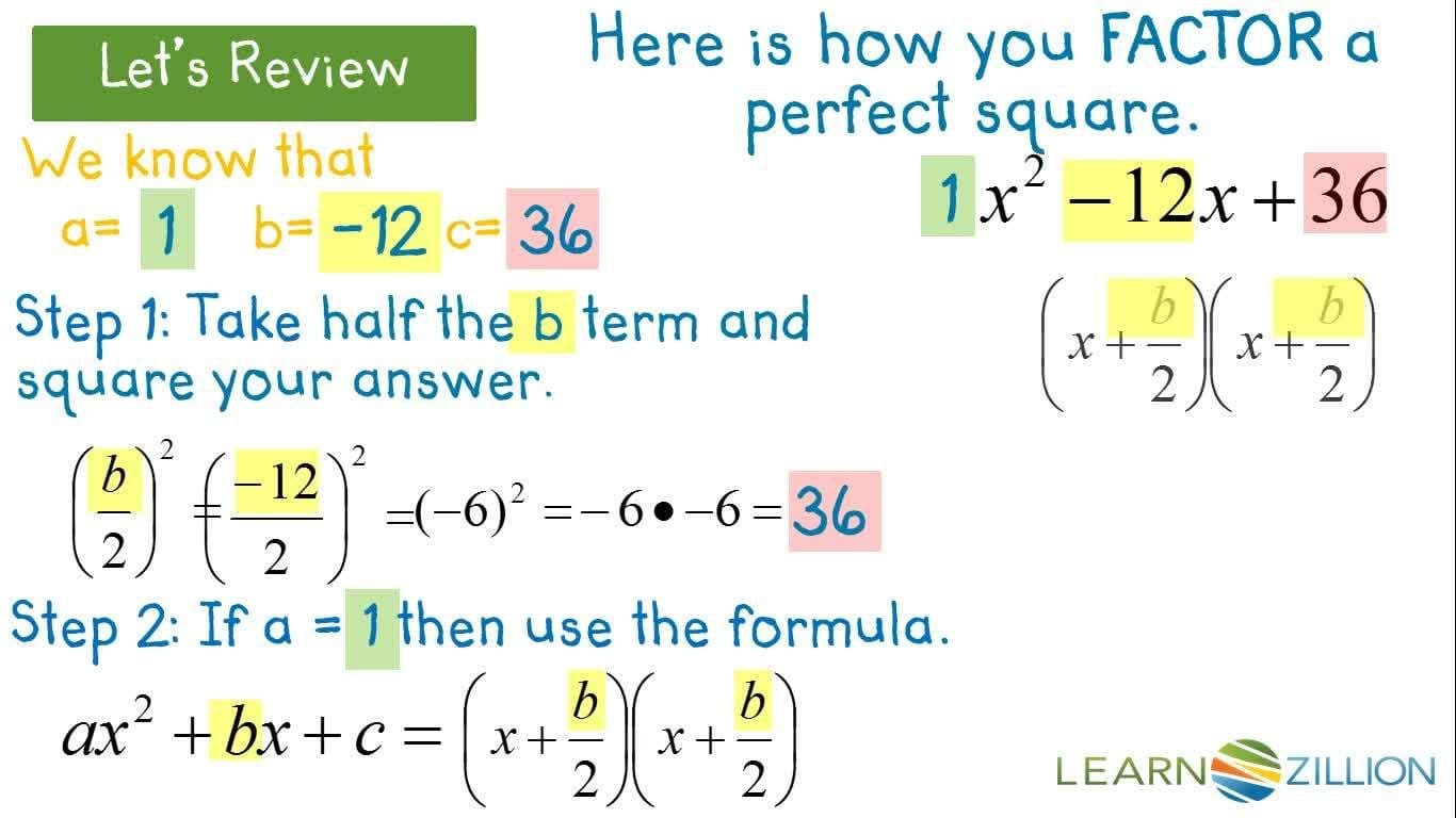 Completing the Square: Algebraic Method for a > 1