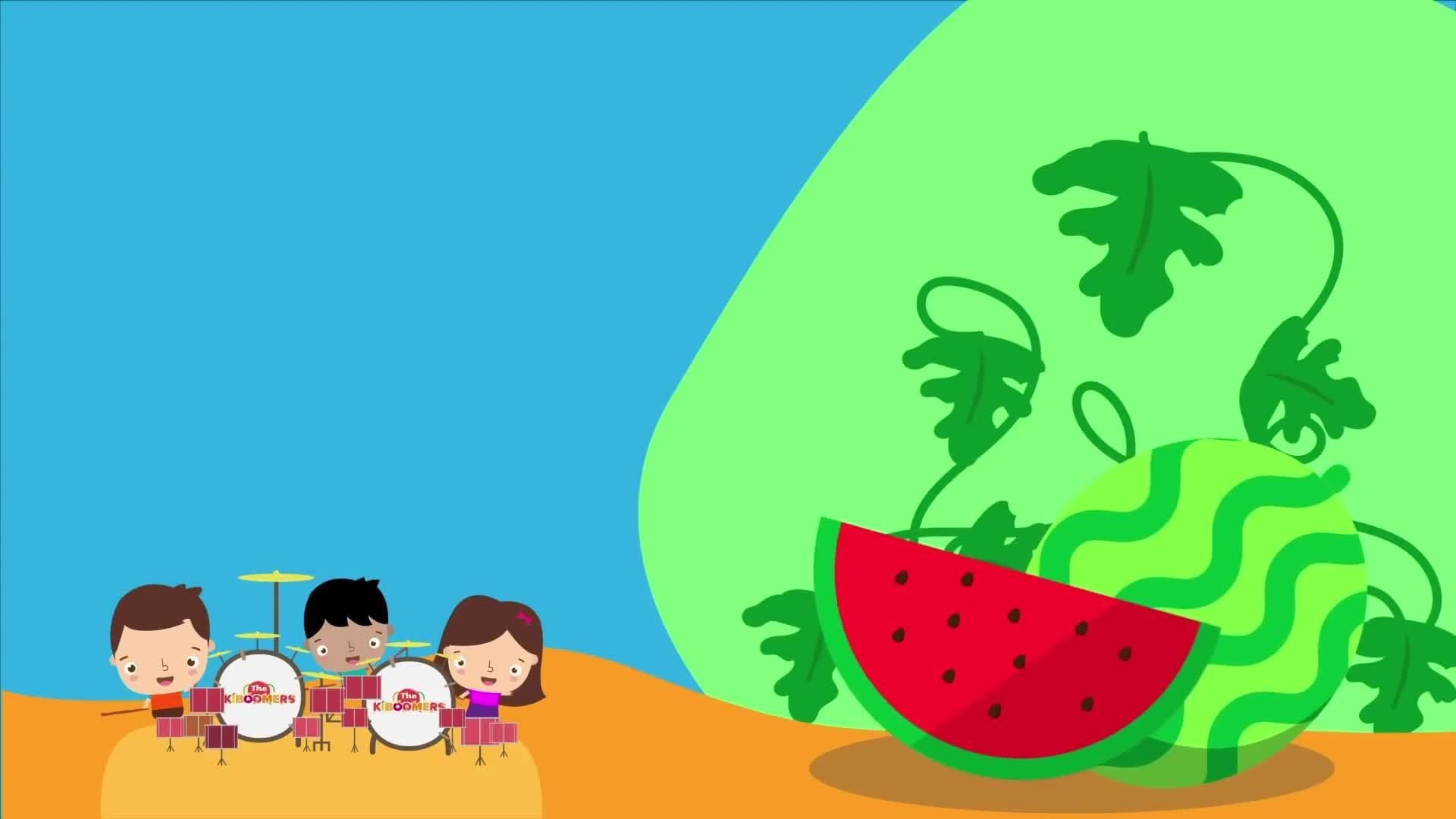 Watermelon Song for Kids | Fruit Songs for Children | Food Songs | The Kiboomers
