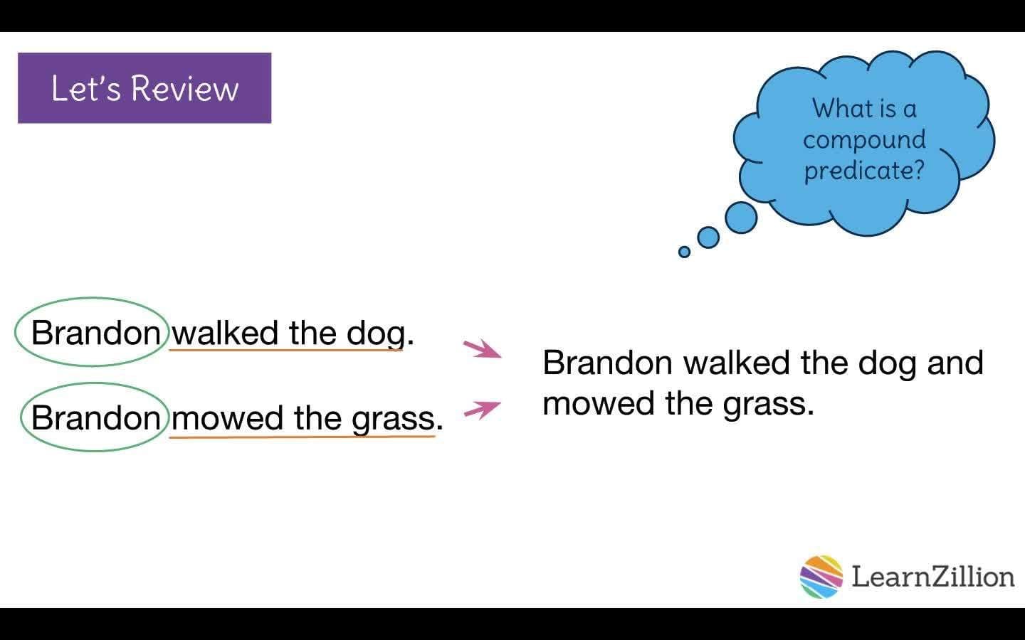 Combining Sentences with Compound Predicates