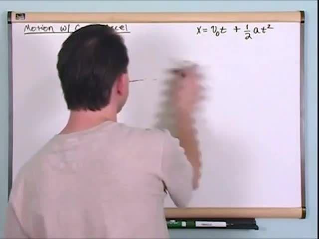 Equations Of Motion In One Dimension: The equations