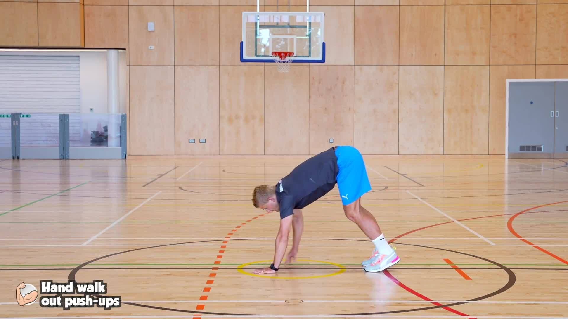 Fitness - Hand walk out push-ups